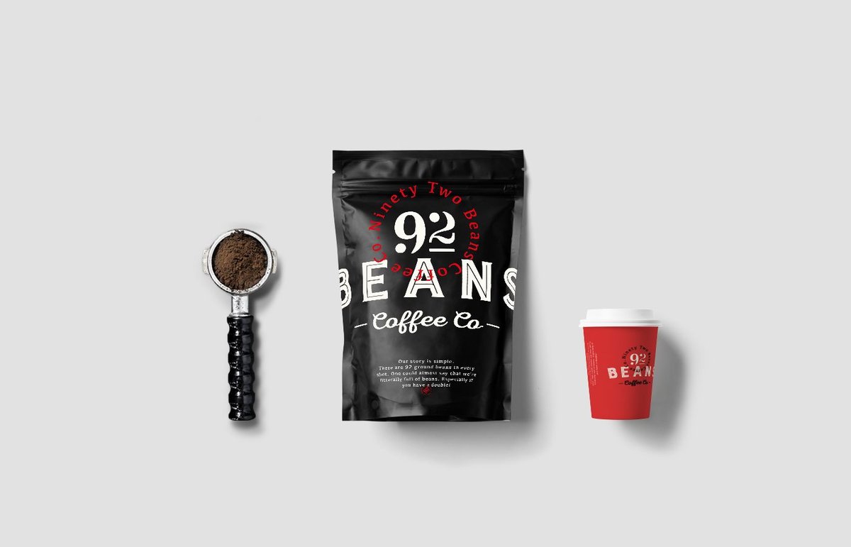 92 Beans食品标志设计