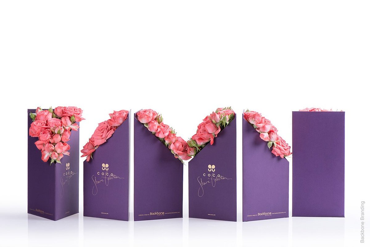 鲜花包装设计案例