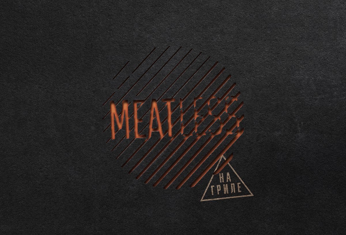 MEATLESS 标志设计