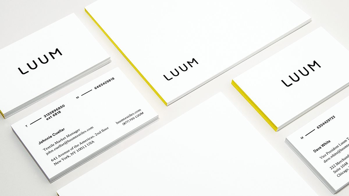 Luum 纺织品品牌形象设计 VI设计