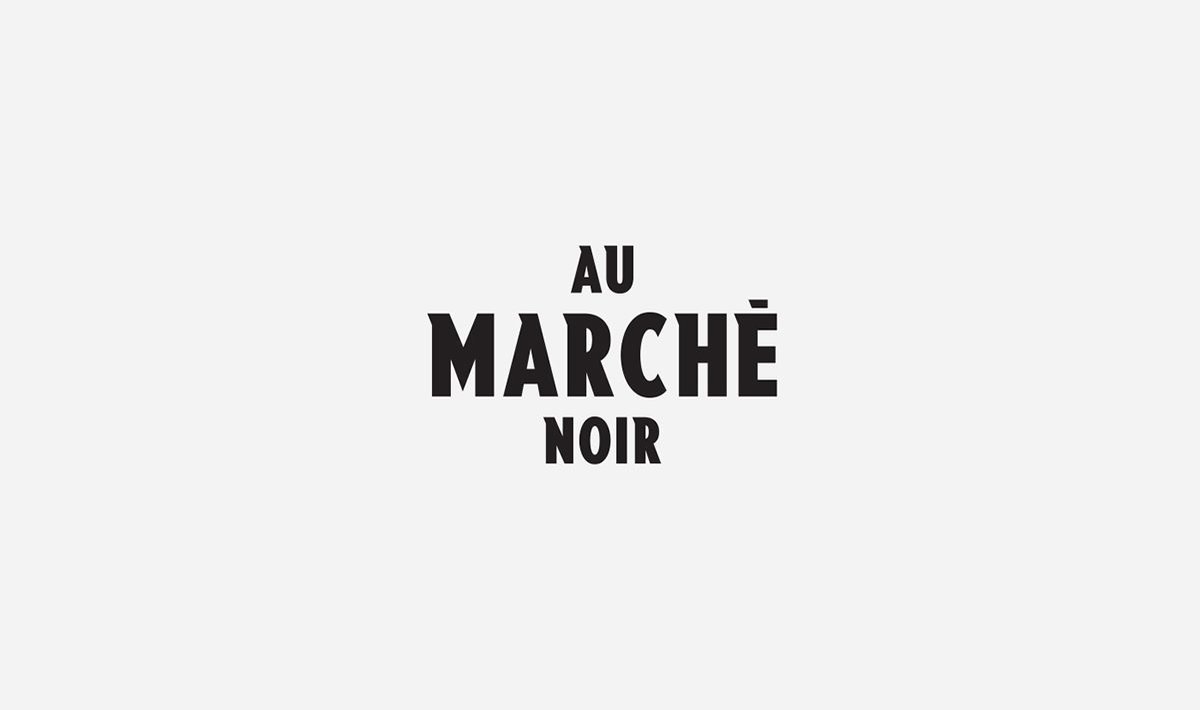 AuMarchénoir餐厅品牌形象设计