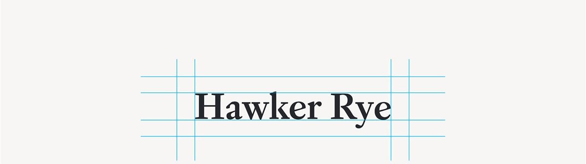Hawker Rye服装品牌形象  标志设计