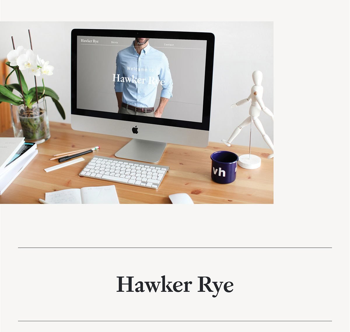 Hawker Rye服装品牌形象  品牌网站展示