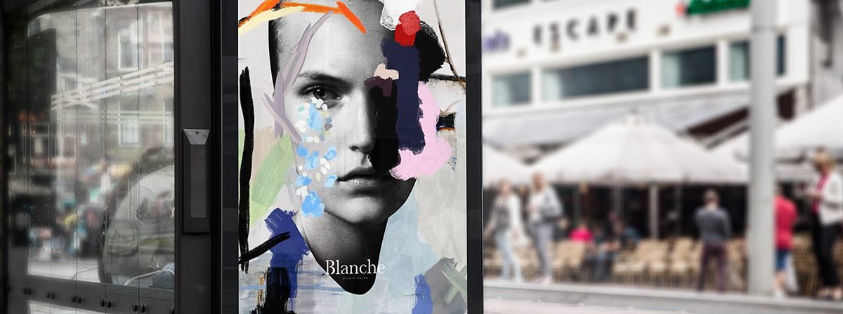 Blanche 美容院企业形象设计 海报设计
