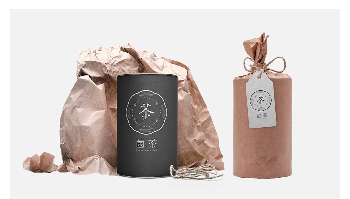 菌茶茶叶品牌设计  包装设计