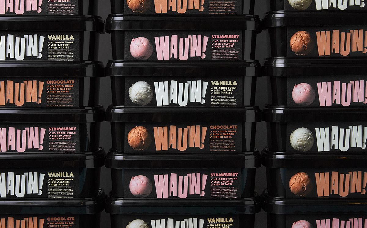 Wauw  甜品品牌的建立以及包装设计 标志设计