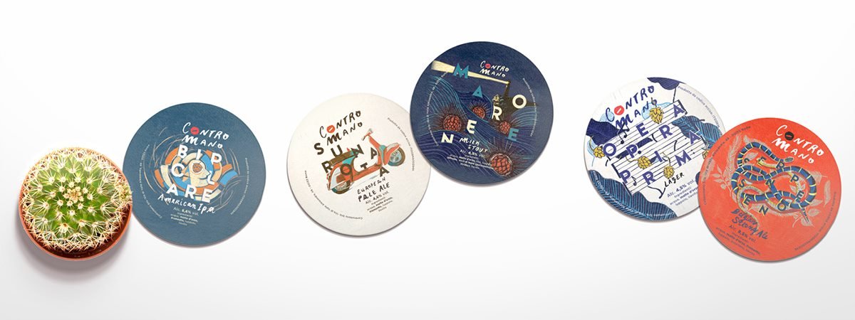 Contromano 啤酒品牌包装形象设计