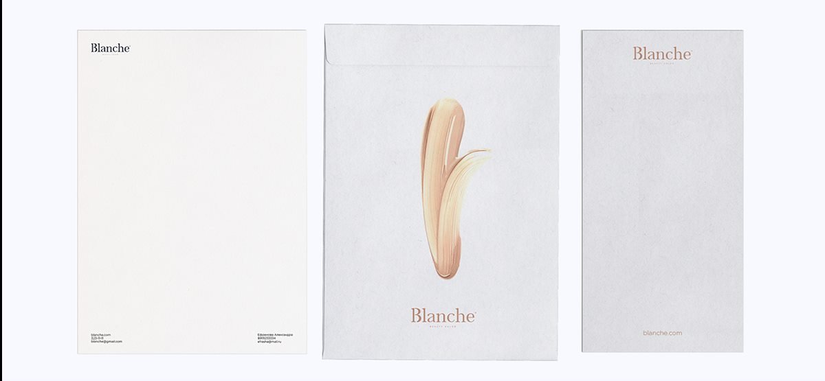 BLANCHE女性时尚用品品牌设计  文件袋展示