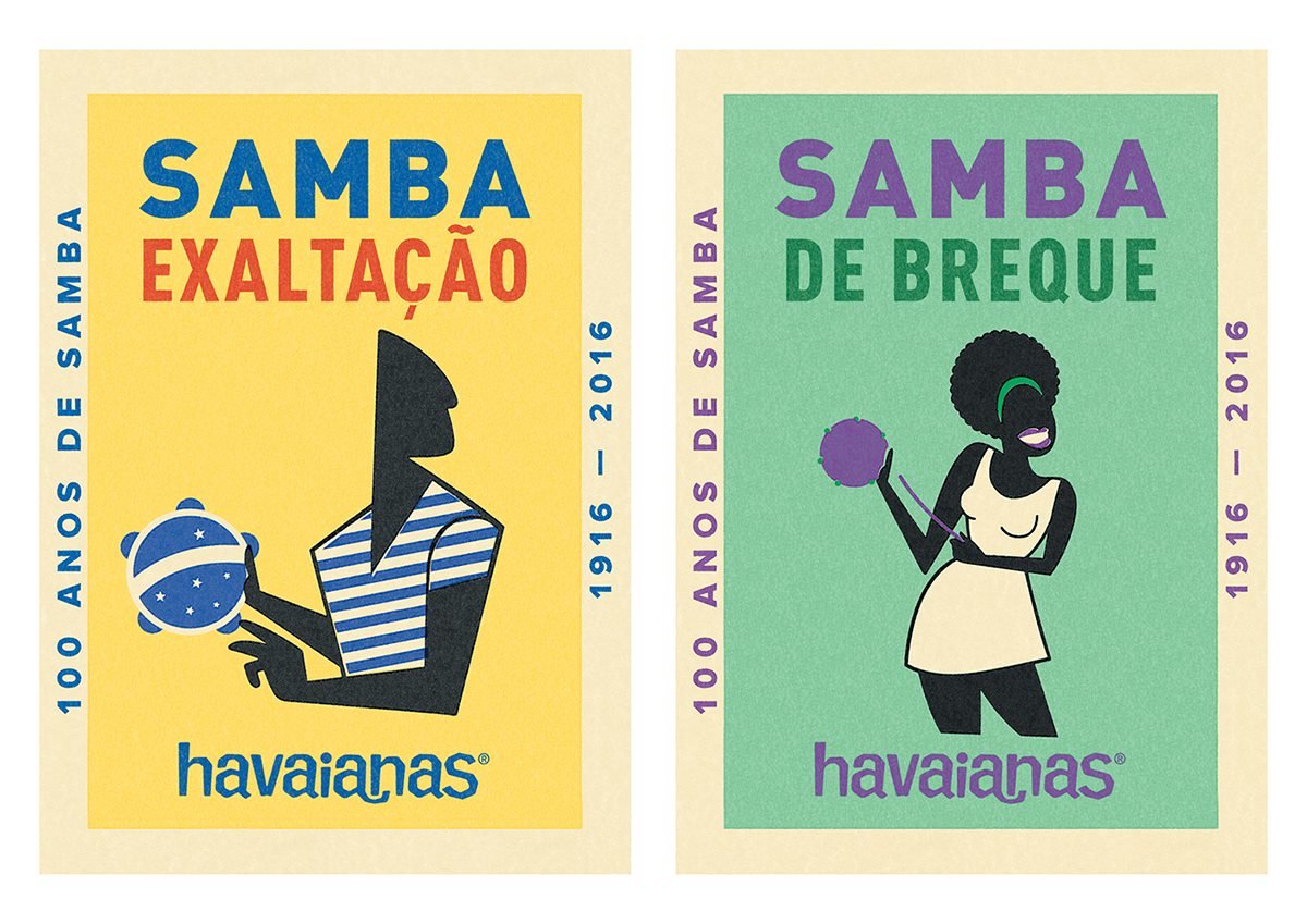 “SAMBA”鞋具VI设计  包装贴纸设计展示