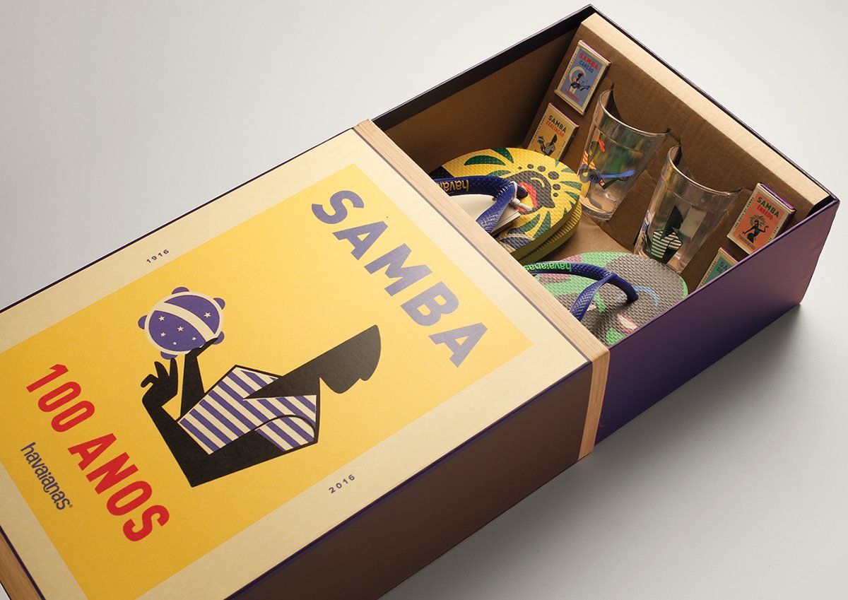 “SAMBA”鞋具VI设计  包装设计展示