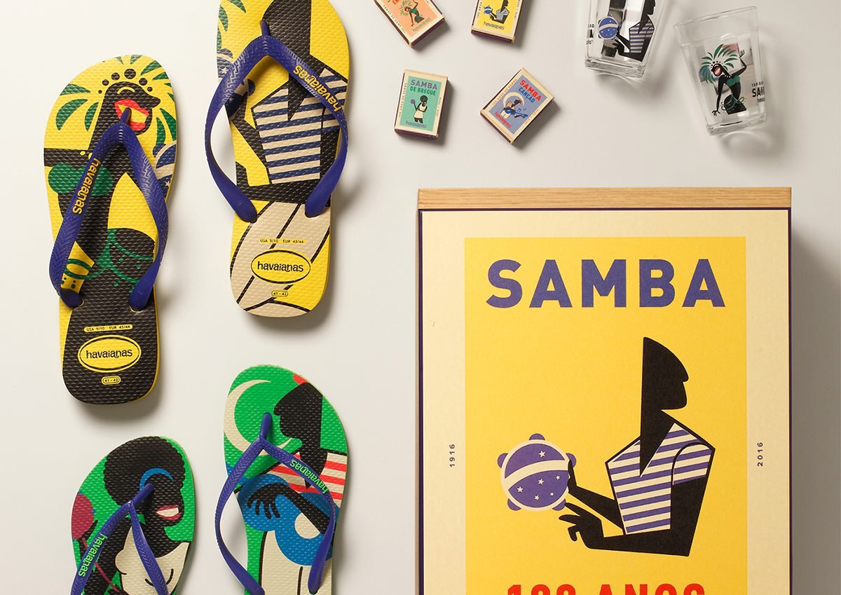 “SAMBA”鞋具VI设计  包装设计展示