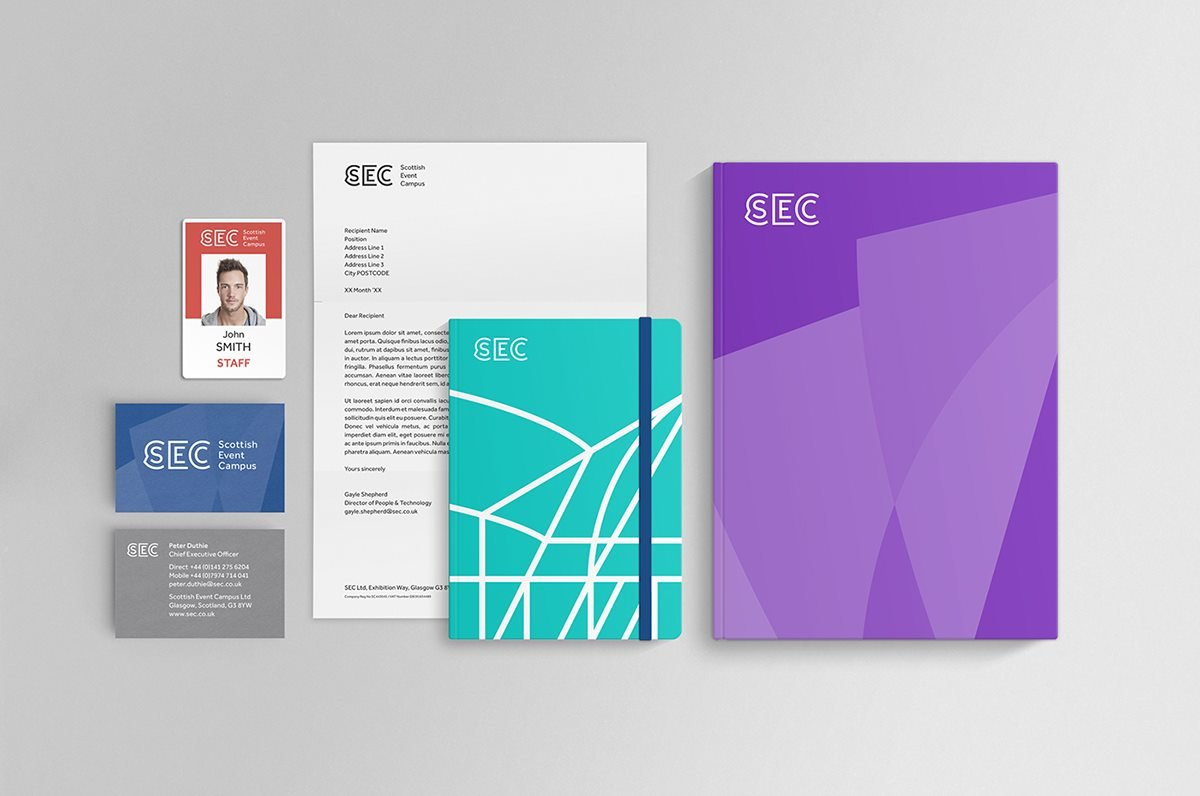 “SEC”议会厅VI设计形象  建筑展示