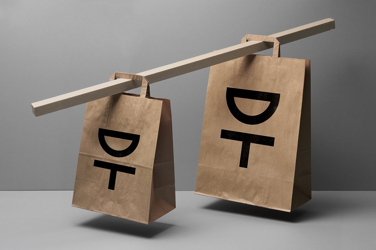 Designtorget生活超市VI形象  手提袋设计