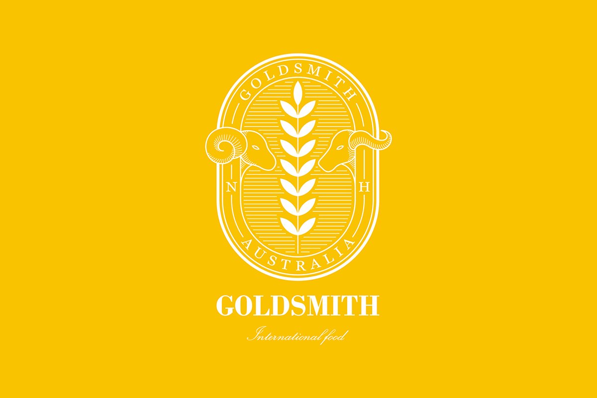 深圳VI设计  深圳VI策划  Goldsmith肉类品VI形象设计  标志设计
