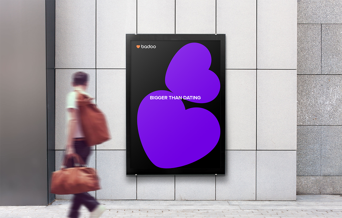 深圳VI设计  深圳VI策划  BADOO“心”科技公司VI形象  海报设计