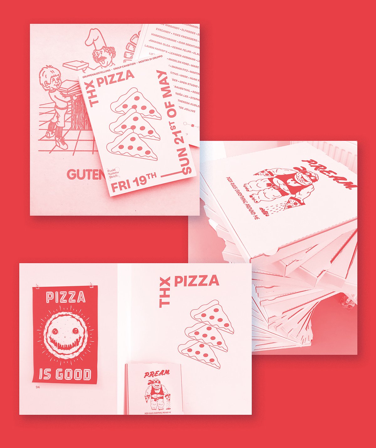 深圳VI设计  深圳VI策划  THX PIZZA披萨VI设计形象  画册设计