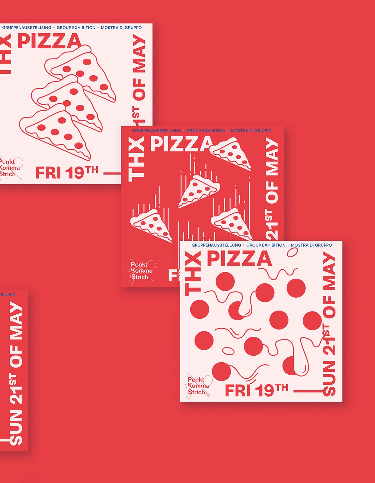 深圳VI设计  深圳VI策划  THX PIZZA披萨VI设计形象  包装设计