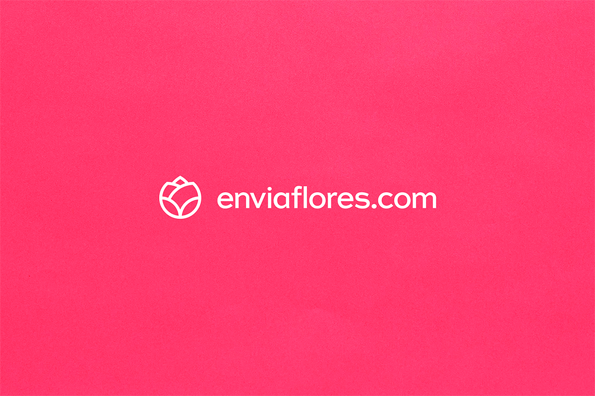深圳VI设计  深圳VI策划  Enviaflores花卉商店VI形象设计  标志设计