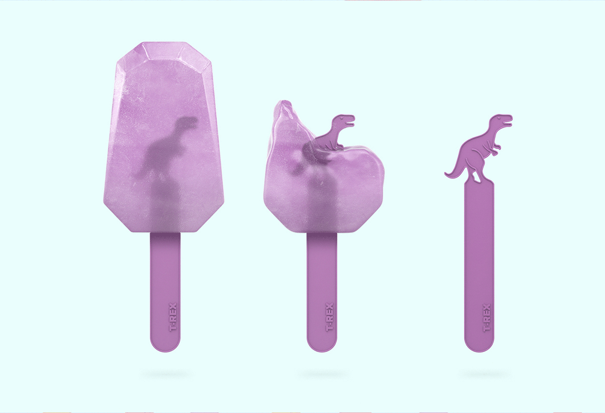 深圳VI设计  深圳VI策划  Dino Ice水果冰棍形象设计  产品展示