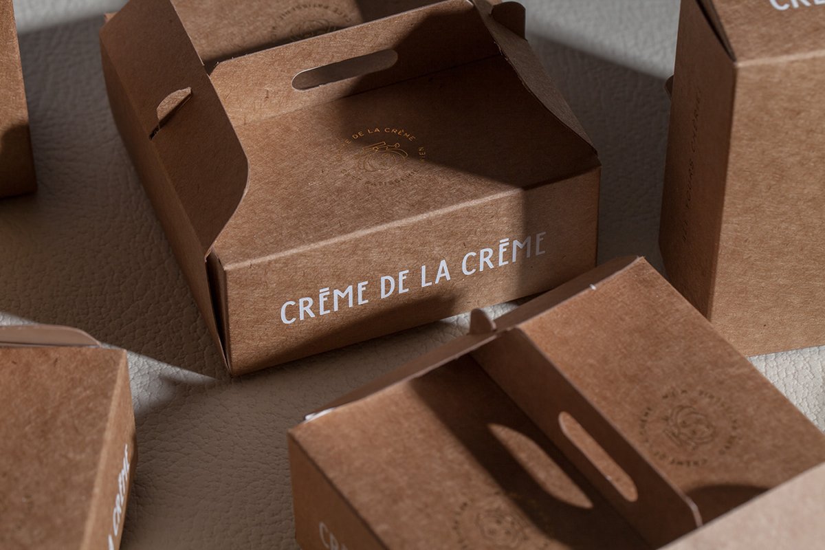 CREME DE LA CREME甜品店形象设计展示