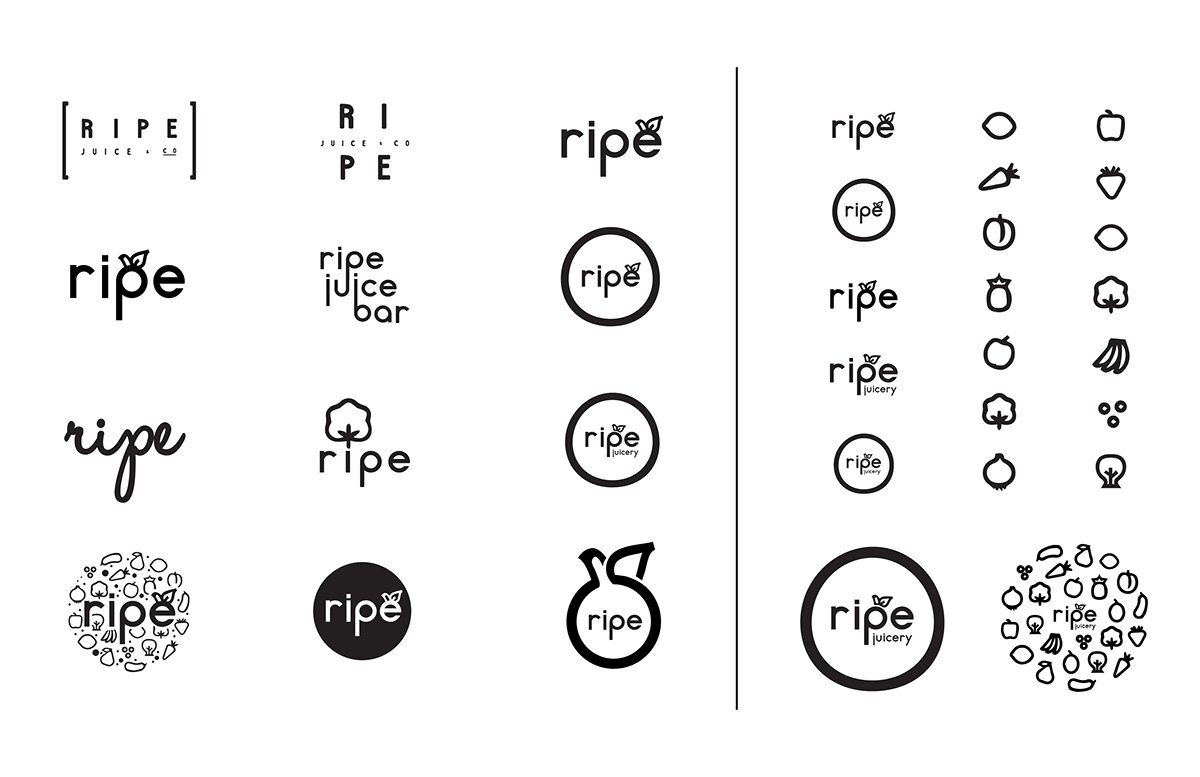 深圳VI设计  深圳VI策划  ripe果汁包装设计形象  包装设计