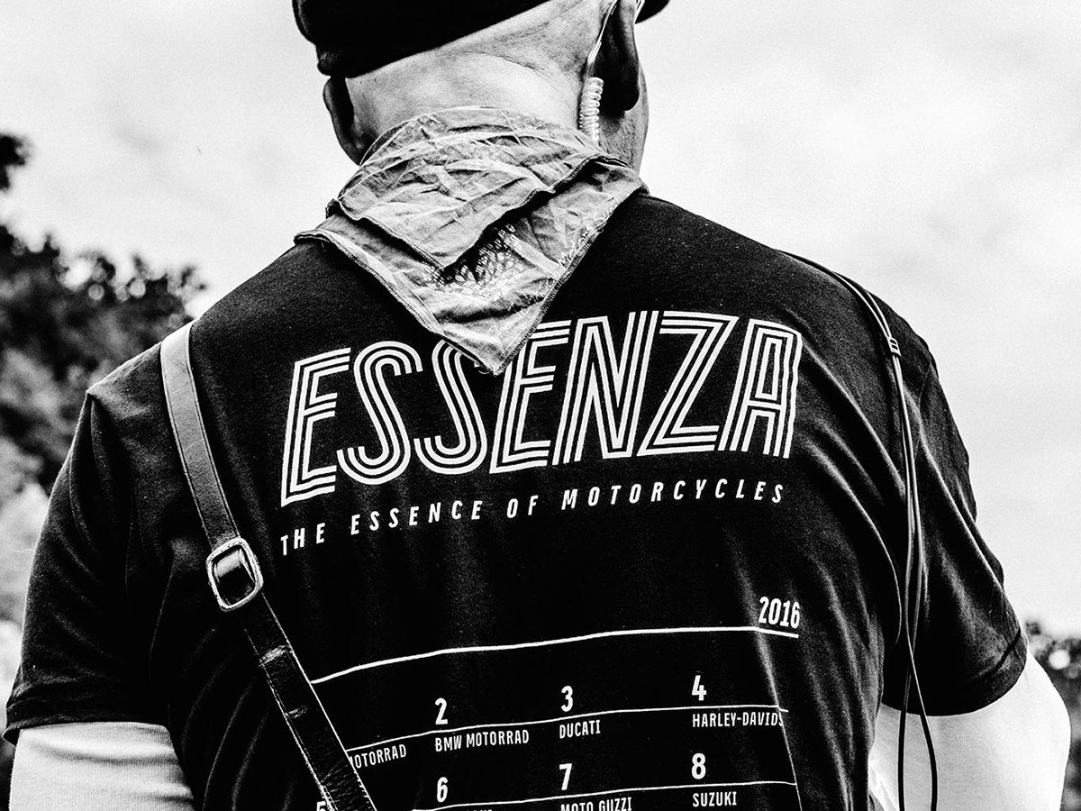 Essenza 国际摩托车赛品牌VI设计欣赏，摩托车文化，摩托车赛视觉识别设计，摩托车赛品牌形象设计，深圳VI设计，左右格局    