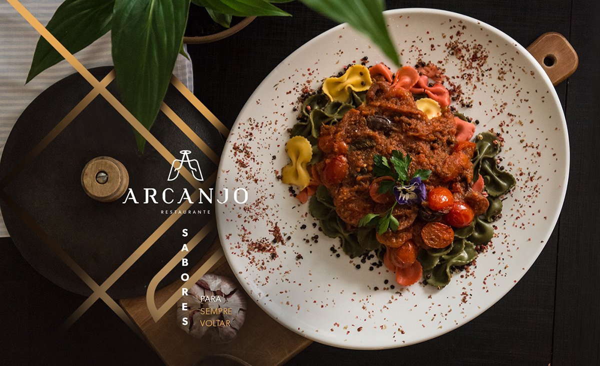 Arcanjo国外风味餐厅vi设计欣赏，餐饮vi设计，餐饮品牌视觉形象识别设计，深圳vi设计，深圳品牌视觉形象识别设计，深圳餐饮空间设计，左右格局