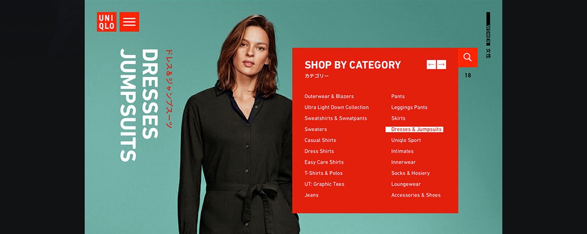 UNIQLO优衣库（服饰）品牌线上商城官网界面设计，服饰品牌官网，官网界面设计，商城界面设计，服饰官网设计