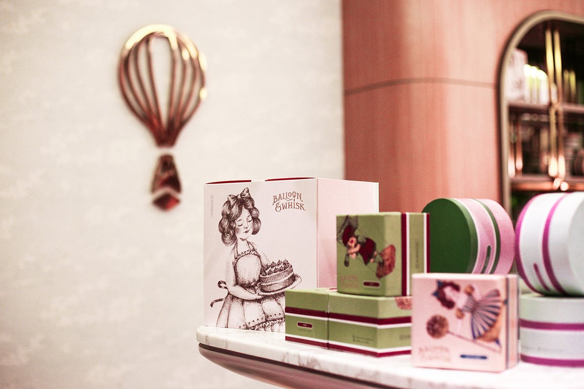 蛋糕店（食品）品牌vi设计—Balloon and Whisk 插图赏析，vi设计，视觉形象vi设计，食品vi设计，包装设计，蛋糕店品牌vi设计，vi品牌策划，深圳vi设计，左右格局