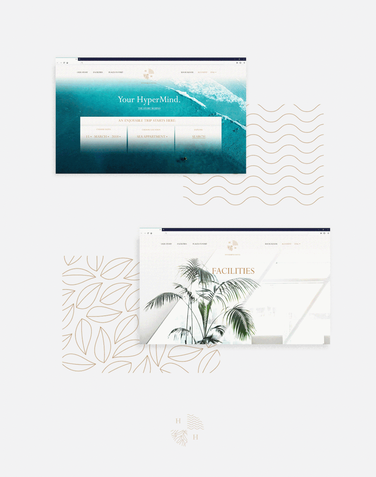 HyperMind 酒店品牌形象vi设计—用户界面图形设计，vi设计，视觉形象vi设计，酒店vi设计，图形设计，酒店品牌vi设计，vi品牌策划，深圳vi设计，左右格局