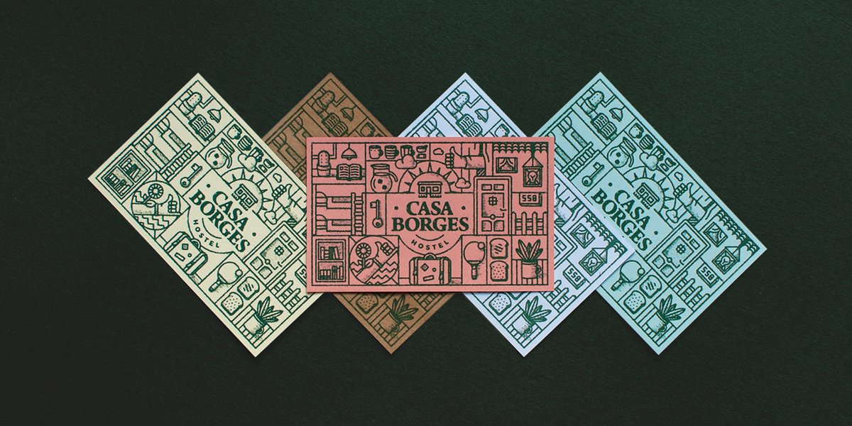 Casa Borges 旅馆品牌vi设计—视觉形象设计，vi设计，视觉形象设计，旅馆品牌vi设计，图形设计，旅馆vi设计，vi品牌策划，深圳vi设计，左右格局