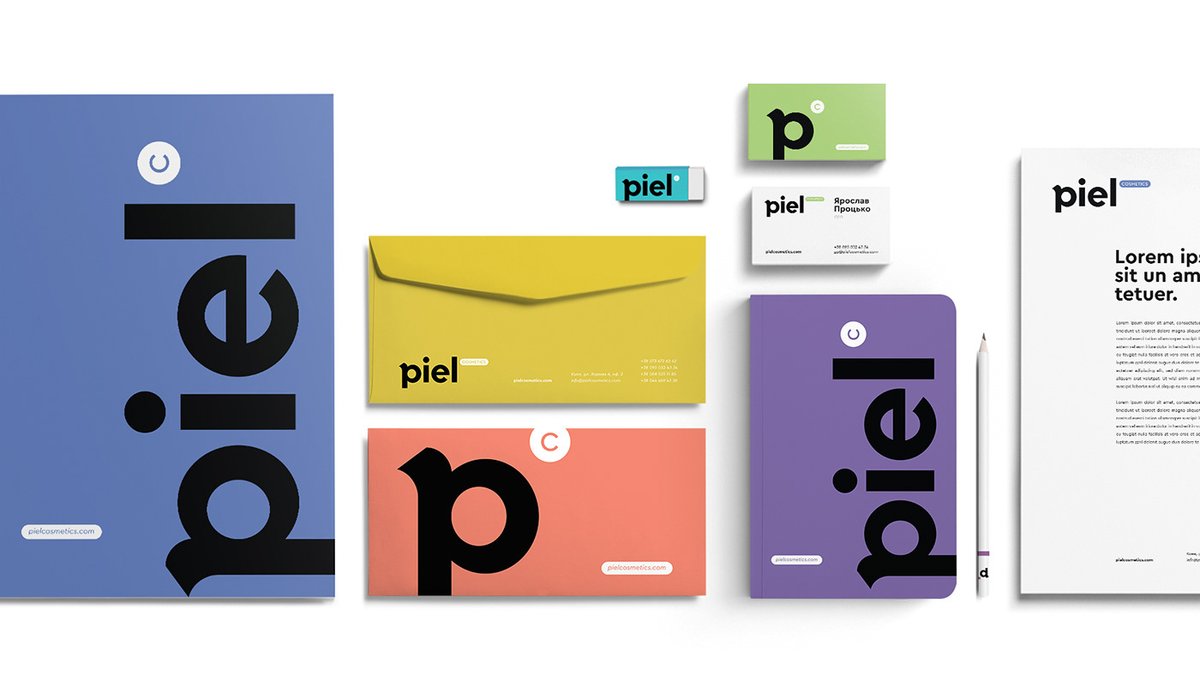 Piel Cosmetics 化妆品品牌vi设计——企业形象升级策划案例，vi设计，视觉形象设计，化妆品品牌vi设计，化妆品vi设计，品牌vi设计，vi品牌策划，深圳vi设计，左右格局