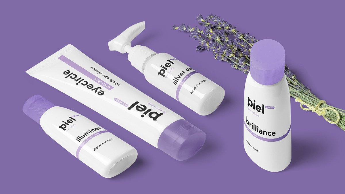 Piel Cosmetics 化妆品品牌vi设计——企业形象升级策划案例，vi设计，视觉形象设计，化妆品品牌vi设计，化妆品vi设计，品牌vi设计，vi品牌策划，深圳vi设计，左右格局