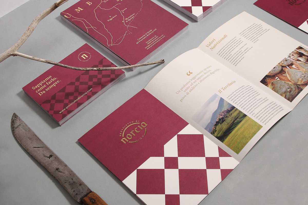 （食品）Norcia 火腿品牌vi设计和logo设计案例，vi设计，食品vi设计，食品品牌vi设计，品牌logo设计，品牌vi设计，vi品牌策划，深圳vi设计，左右格局