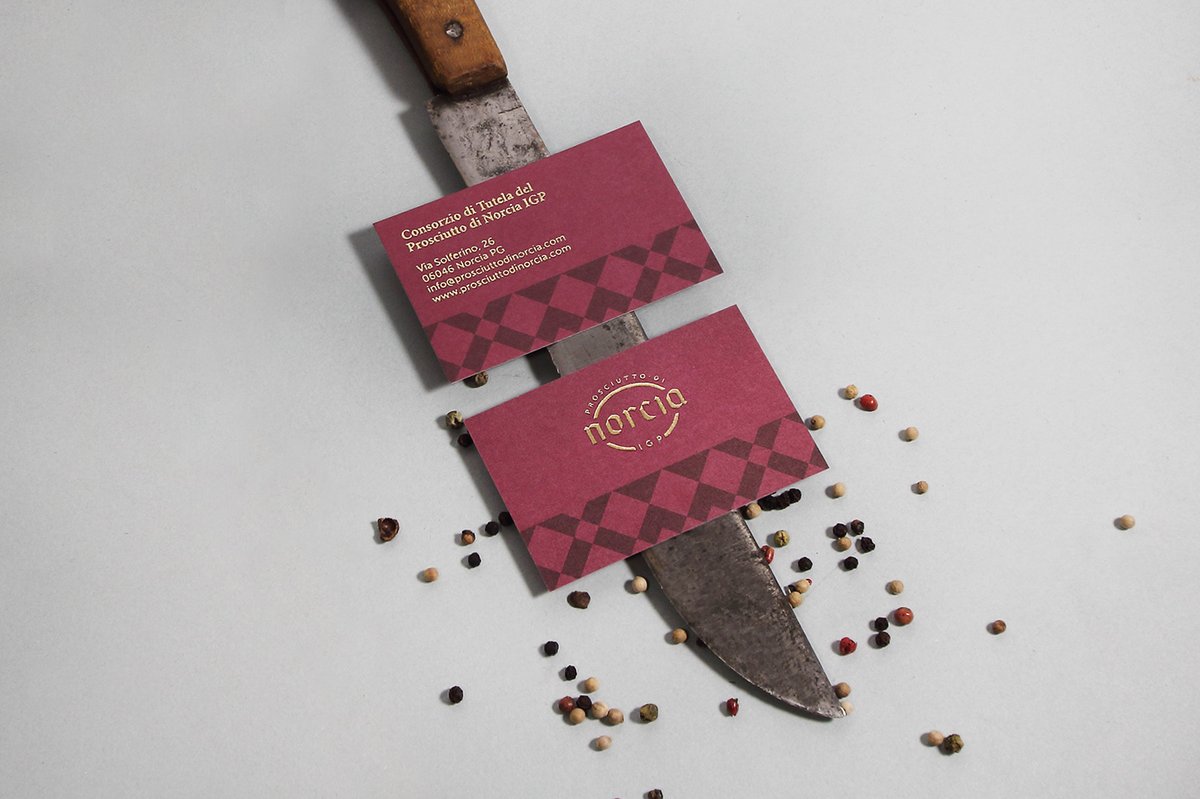 （食品）Norcia 火腿品牌vi设计和logo设计案例，vi设计，食品vi设计，食品品牌vi设计，品牌logo设计，品牌vi设计，vi品牌策划，深圳vi设计，左右格局