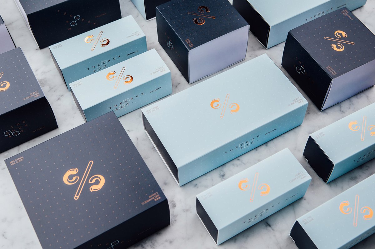 Crux & Co餐饮店品牌vi设计和logo设计——字母组合的标志设计，vi设计，餐饮vi设计，餐饮品牌vi设计，logo设计，品牌标识vi设计，品牌vi设计，品牌策划，深圳vi设计，左右格局