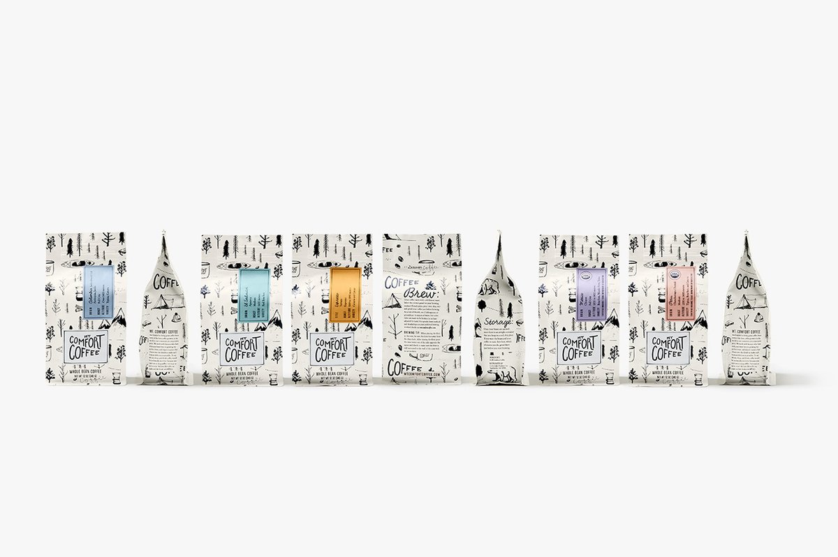 （餐饮）Comfort咖啡品牌vi设计——插图包装视觉设计，vi设计，餐饮vi设计，餐饮品牌vi设计，包装视觉设计，品牌标识vi设计，品牌vi设计，品牌策划，深圳vi设计，左右格局