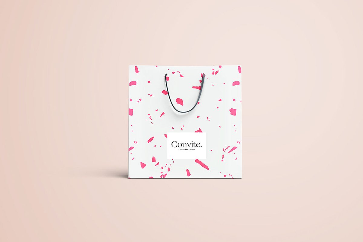 精美礼品店Convite品牌VI设计——包装设计的新身份，vi设计，品牌vi设计，精品店vi设计，包装设计，品牌vi识别，深圳品牌策划，深圳vi设计，左右格局