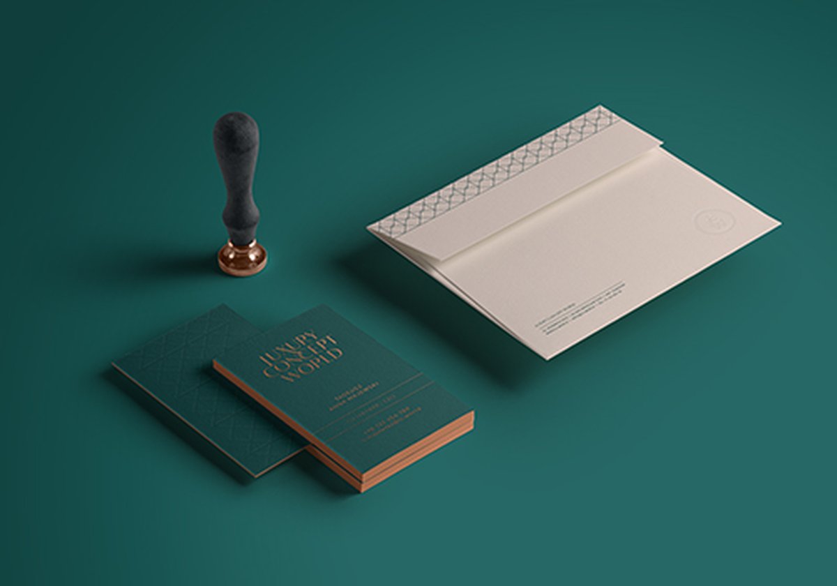 LCW豪华礼宾和精品店vi设计——烫金logo的视觉识别