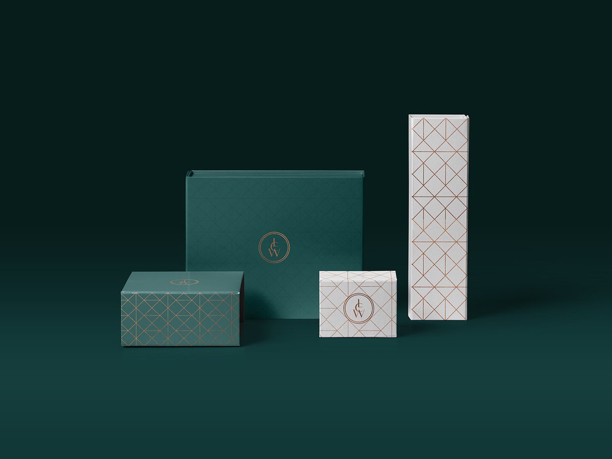 LCW豪华礼宾和精品店vi设计——烫金logo的视觉识别案例，品牌vi设计，精品店vi设计，vi视觉识别，深圳品牌策划，深圳vi设计，左右格局