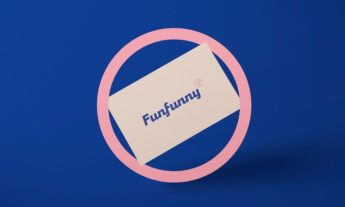 Funfunny儿童时装品牌策划和品牌logo设计案例，服装VI设计，儿童时装品牌设计，深圳品牌策划，深圳VI设计，左右格局