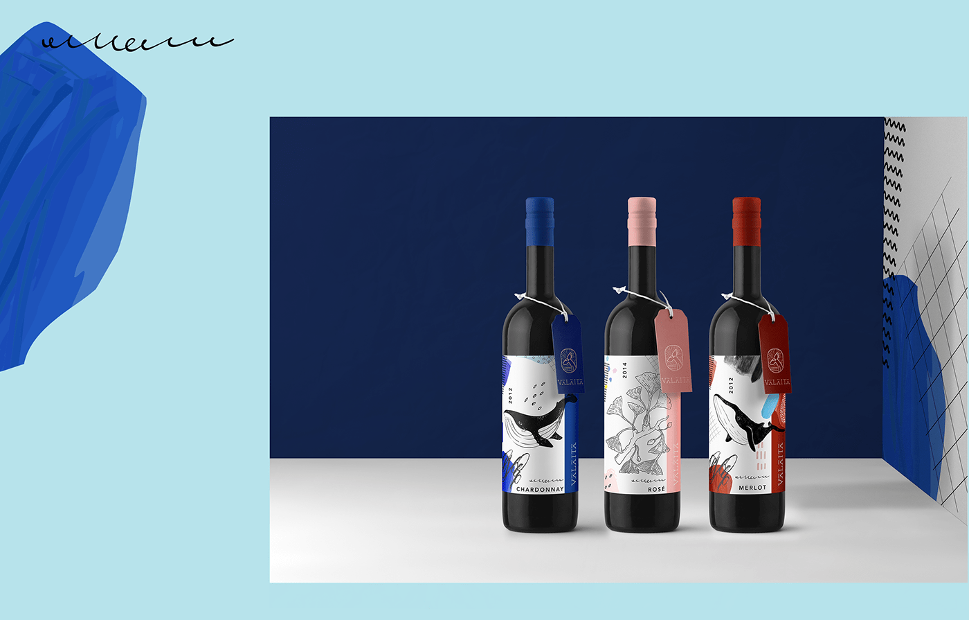 Valaita精致葡萄酒品牌VI设计——插图包装设计欣赏，餐饮VI设计，高端VI设计，葡萄酒包装设计，深圳VI设计，左右格局