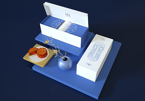 精品越南传统月饼品牌VI设计——创意插画包装设计 