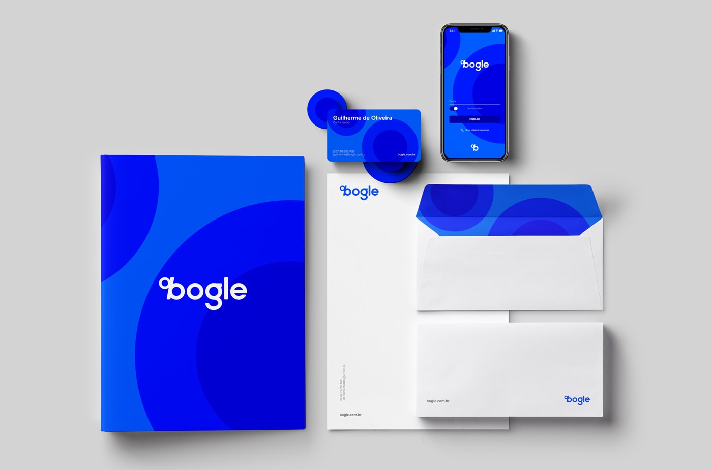 Bogle 巴西金融科技企业VI设计和品牌视觉设计，金融品牌设计，科技企业VI设计，深圳VI设计，左右格局
